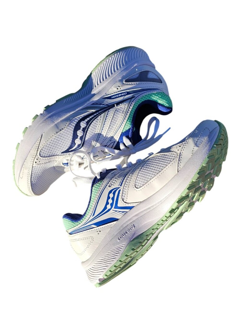 Saucony 6.5 White Running Shoes Sneakers - Picture 3 of 9